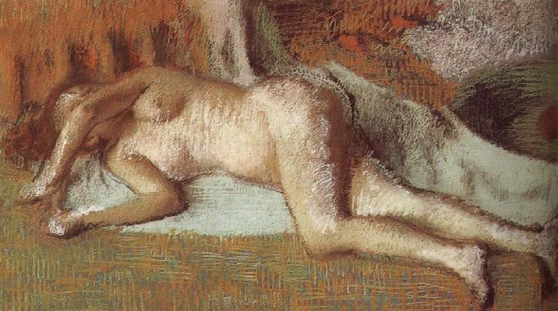 Edgar Degas After bath